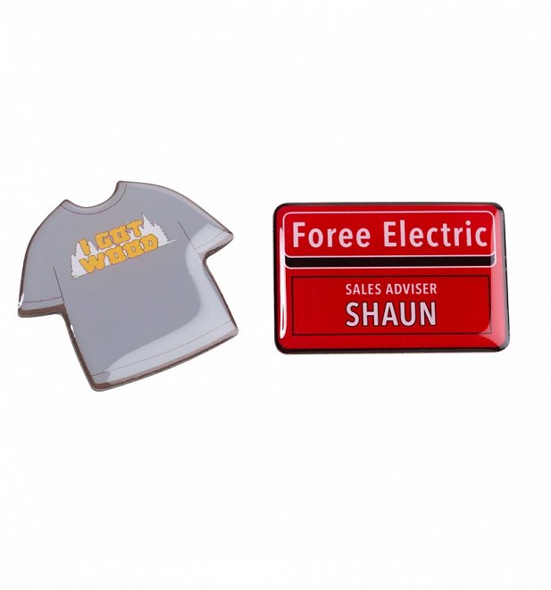 Shaun Of The Dead Pin Badge Set Shaun Of The Dead Pin Badge Set