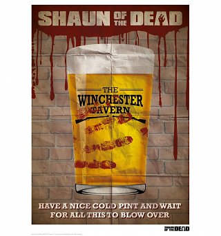 Shaun Of The Dead Winchester Tavern 11.7" x 16.5" Art Print Shaun Of The Dead Winchester Tavern 11.7" x 16.5" Art Print