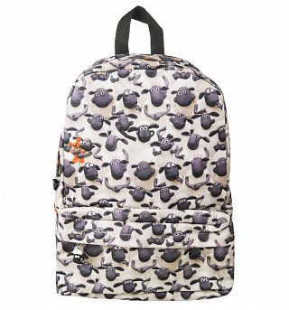 Shaun The Sheep All Over Print Flocked Backpack Shaun The Sheep All Over Print Flocked Backpack