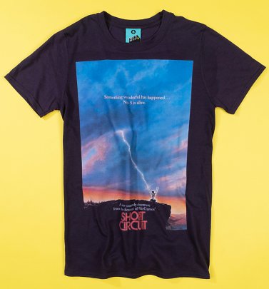 Short Circuit Movie Poster T-Shirt Short Circuit Movie Poster T-Shirt