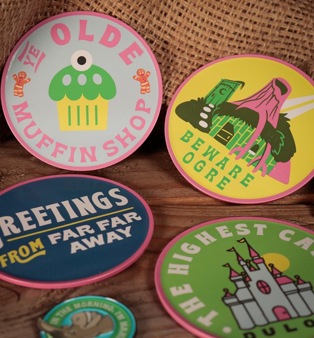 Shrek Set of 4 Metal Coasters