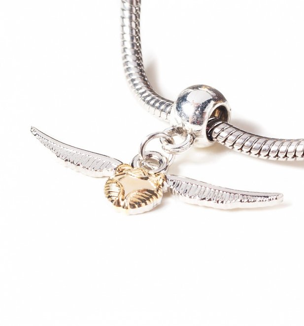 Silver Plated Harry Potter Golden Snitch Slider Charm Silver Plated Harry Potter Golden Snitch Slider Charm