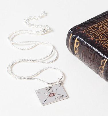 Silver Plated Harry Potter Hogwarts Letter Necklace Silver Plated Harry Potter Hogwarts Letter Necklace