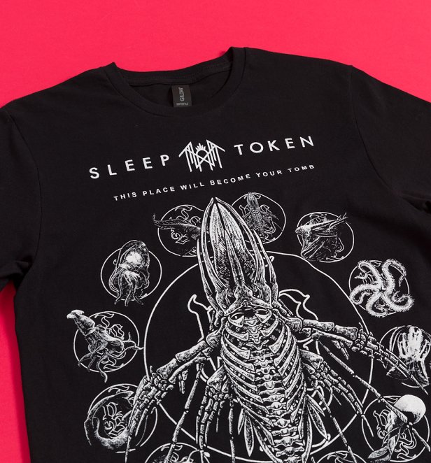 Sleep Token Tomb Whale Black T Shirt