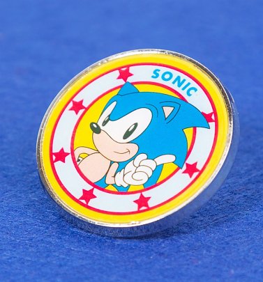 Sonic The Hedgehog Enamel Pin Badge Sonic The Hedgehog Enamel Pin Badge