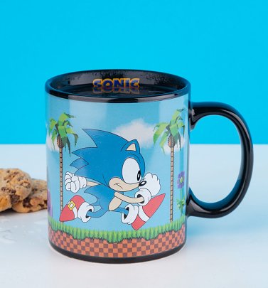 Sonic The Hedgehog Heat Changing Mug Sonic The Hedgehog Heat Changing Mug