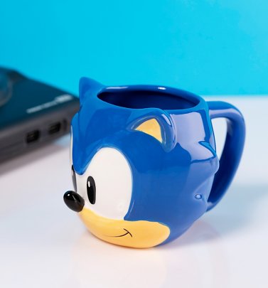 Sonic The Hedgehog Shaped 3D Mug Sonic The Hedgehog Shaped 3D Mug