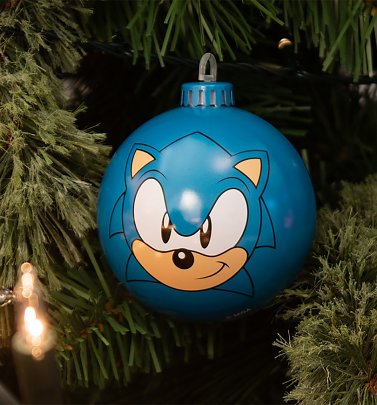 Sonic The Hedgehog Sonic Bauble Christmas Decoration from Bauble Heads Sonic The Hedgehog Sonic Bauble Christmas Decoration from Bauble Heads