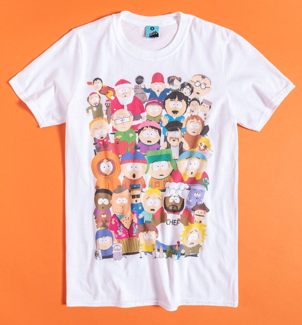 South Park Residents White T-Shirt South Park Residents White T-Shirt