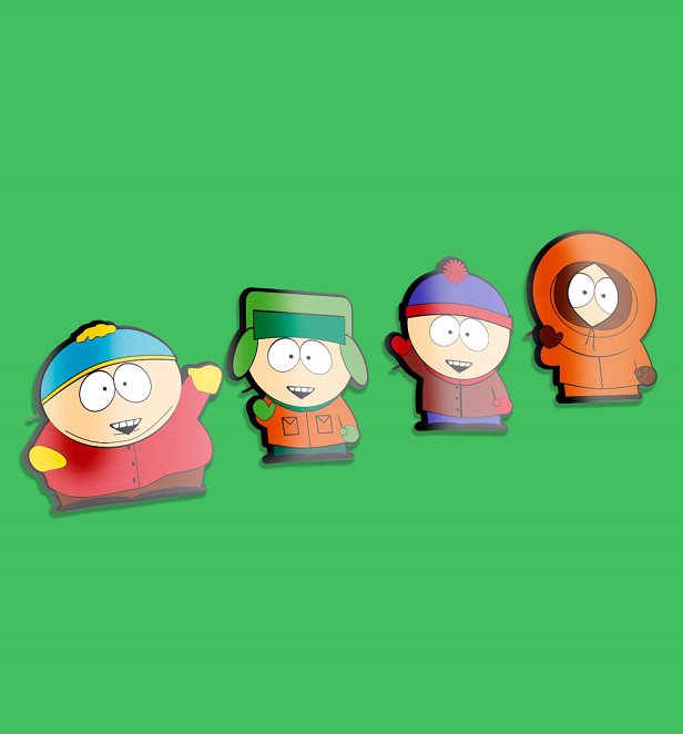South Park Set Of 4 Pins South Park Set Of 4 Pins