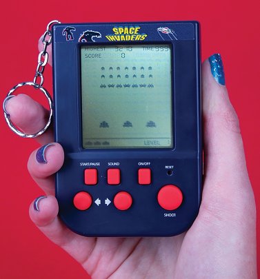 Space Invaders Game Keyring Space Invaders Game Keyring
