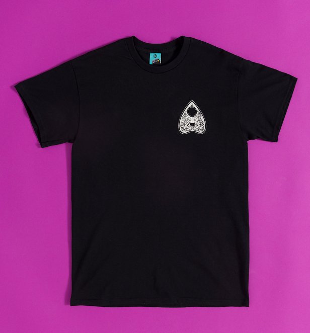 Spirit Board Black T-Shirt With Back Print Spirit Board Black T-Shirt With Back Print