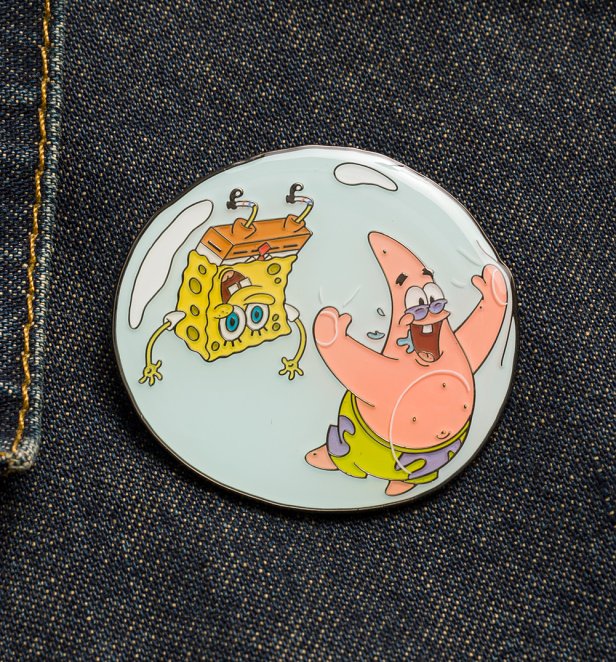 SpongeBob SquarePants Bubble Pin Badge SpongeBob SquarePants Bubble Pin Badge
