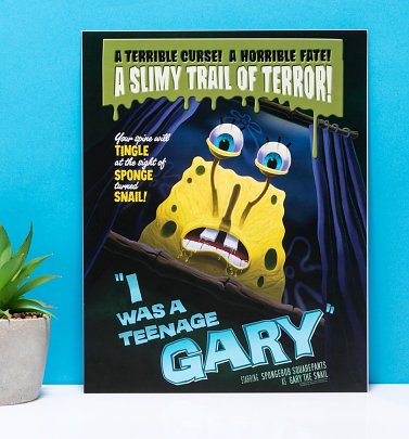 SpongeBob SquarePants I Was A Teenage Gary 11" x 14" Art Print SpongeBob SquarePants I Was A Teenage Gary 11" x 14" Art Print