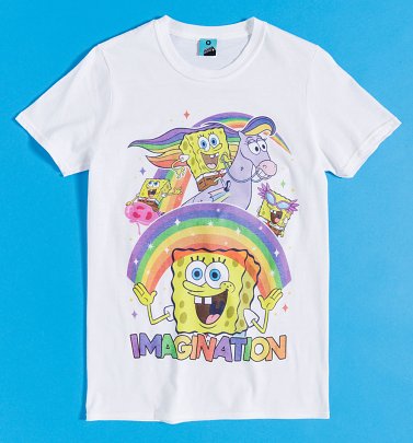 SpongeBob SquarePants Imagination White T-Shirt