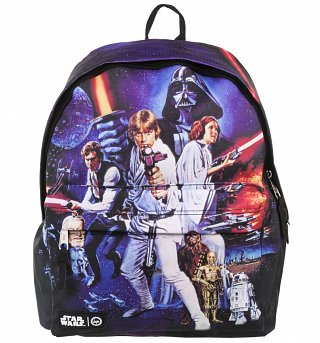 Star Wars A New Hope Poster Print Backpack Star Wars A New Hope Poster Print Backpack