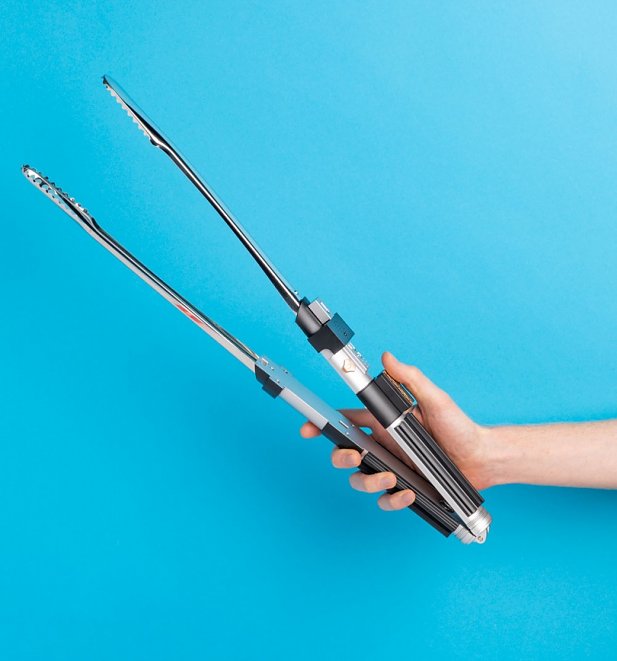 Lightsaber BBQ Tongs