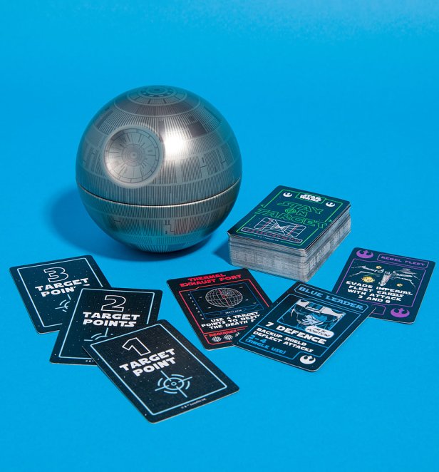 Star Wars Death Star Stay On Target Card Game in Tin