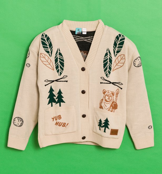 Star Wars Ewok Forest Natural Cardigan