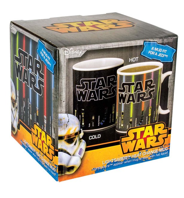 Star Wars Lightsaber Heat Change Mug Star Wars Lightsaber Heat Change Mug
