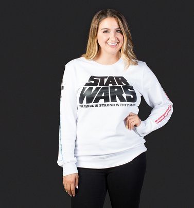 Star Wars Lightsaber Print Sweater from Cakeworthy Star Wars Lightsaber Print Sweater from Cakeworthy