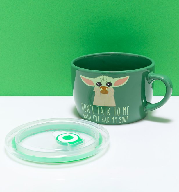 Star Wars Mandalorian Baby Yoda Soup and Snack Mug