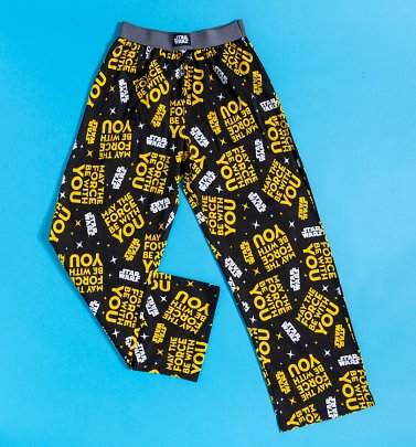 Star Wars May The Force Be With You Lounge Pants from Recovered Star Wars May The Force Be With You Lounge Pants from Recovered
