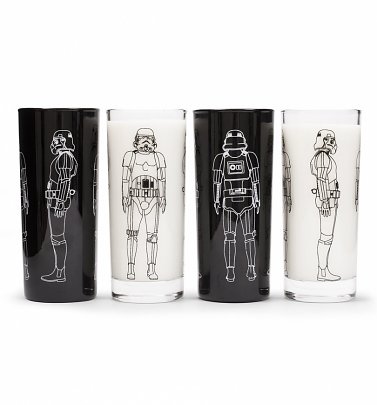 Star Wars Original Stormtrooper Set of Four Tumblers Star Wars Original Stormtrooper Set of Four Tumblers