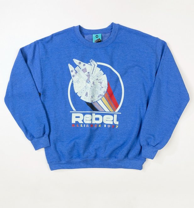 Star Wars Rebel Alliance 1977 Blue Sweater Star Wars Rebel Alliance 1977 Blue Sweater