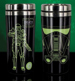 Star Wars Rogue One Death Trooper Travel Mug Star Wars Rogue One Death Trooper Travel Mug