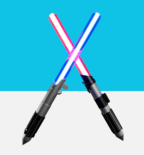 Star Wars Set Of 2 Lightsaber Pens