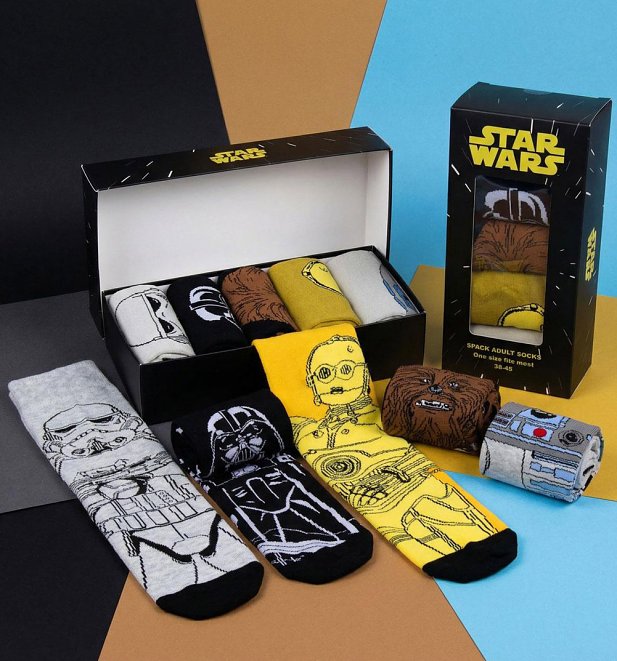 Star Wars Set Of 5 Socks Star Wars Set Of 5 Socks