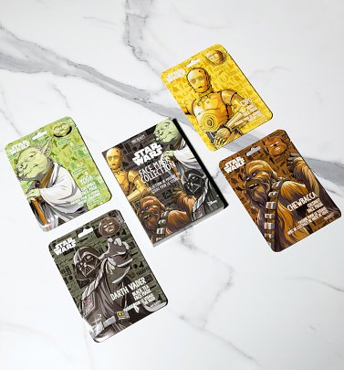 Star Wars Set of 4 Sheet Face Masks Set from Mad Beauty Star Wars Set of 4 Sheet Face Masks Set from Mad Beauty