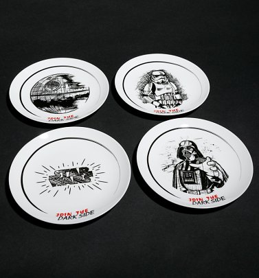 Star Wars Set of Four Plates Star Wars Set of Four Plates