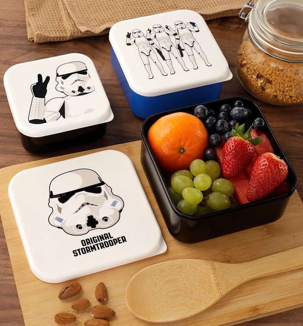 Star Wars Stormtrooper Poses Set of Three Snack Boxes