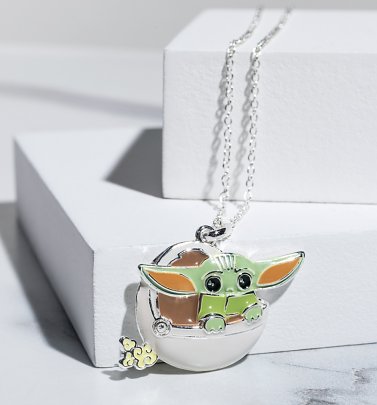 Star Wars The Mandalorian Baby Yoda Carriage Necklace Star Wars The Mandalorian Baby Yoda Carriage Necklace