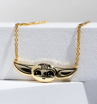 Star Wars The Mandalorian Baby Yoda Head Necklace Star Wars The Mandalorian Baby Yoda Head Necklace