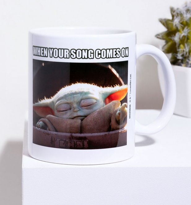 Official Star Wars The Mandalorian Baby Yoda Song Mug Ebay