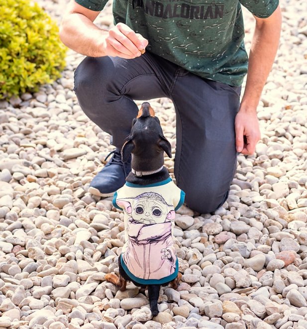Star Wars The Mandalorian Baby Yoda T-Shirt for Dogs from For Fan Pets