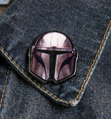 Star Wars The Mandalorian Helmet Enamel Pin Badge Star Wars The Mandalorian Helmet Enamel Pin Badge