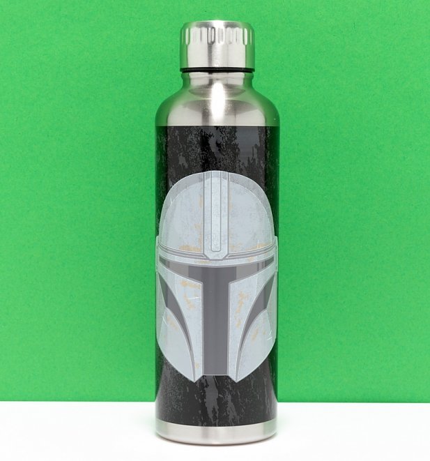 Star Wars The Mandalorian Metal Water Bottle Star Wars The Mandalorian Metal Water Bottle