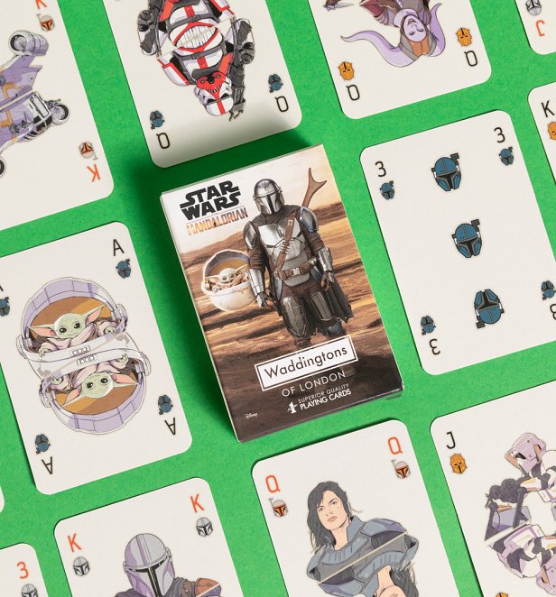 star wars the mandalorian playing cards