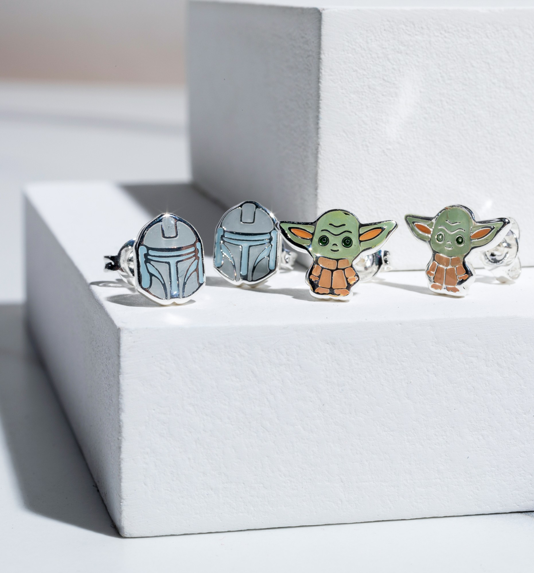 Star Wars The Mandalorian Set of Two Stud Earrings