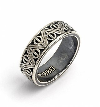 Sterling Silver Harry Potter Deathly Hallows Ring Sterling Silver Harry Potter Deathly Hallows Ring