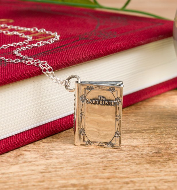 Sterling Silver Labyrinth Story Book Necklace Sterling Silver Labyrinth Story Book Necklace