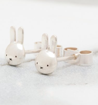 Sterling Silver Miffy Head Stud Earrings Sterling Silver Miffy Head Stud Earrings