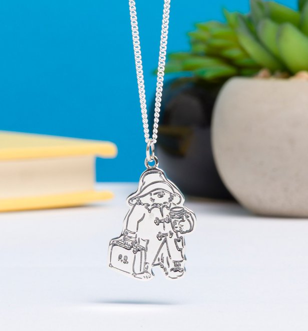 Sterling Silver Paddington with Suitcase & Marmalade Necklace Sterling Silver Paddington with Suitcase & Marmalade Necklace