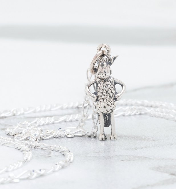 Sterling Silver Shaun The Sheep Necklace Sterling Silver Shaun The Sheep Necklace