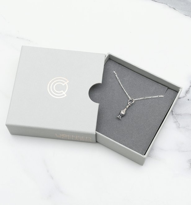 Sterling Silver Wallace And Gromit Feathers McGraw Necklace