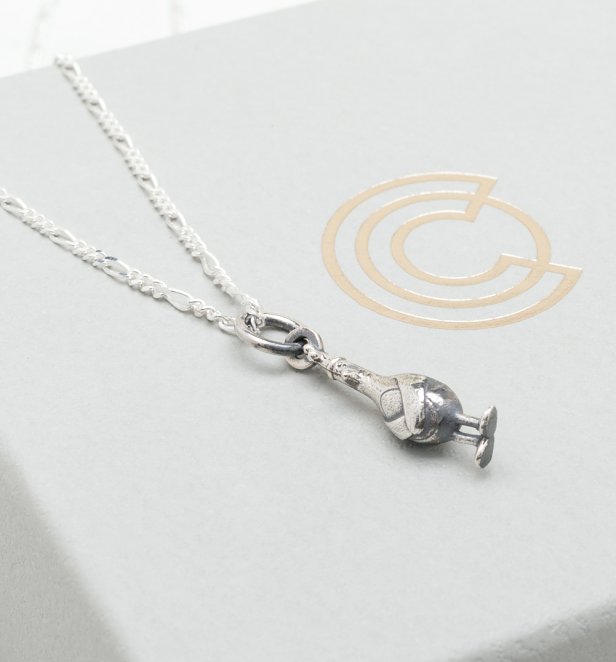 Sterling Silver Wallace And Gromit Feathers McGraw Necklace